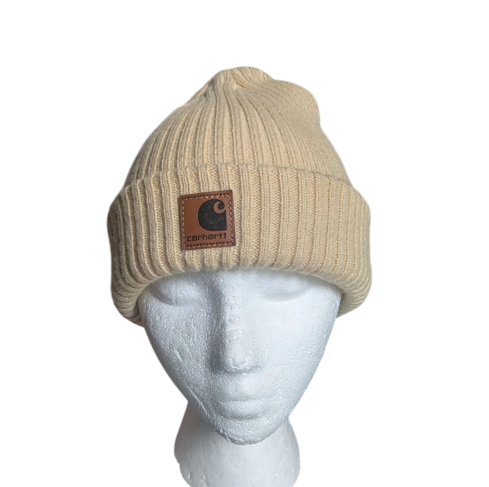 CARHARTT Chunky Knit Hat Wide Ribbed Watch Beanie Skull Cap Hat Unisex